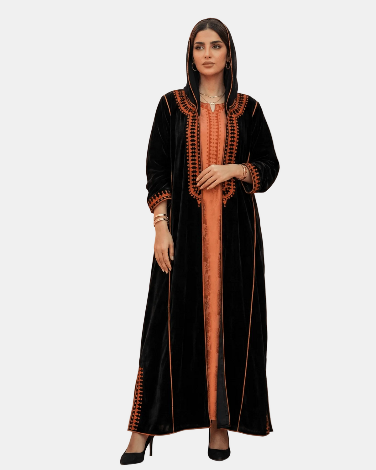 RMD26 A V1 ABAYA SET - MAISOON - MIRA Y MANO