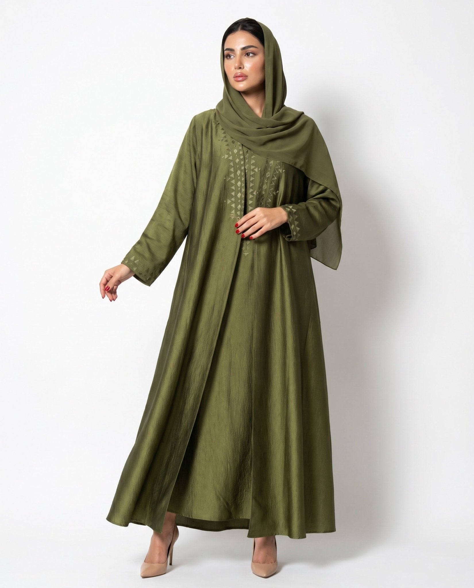 SS26 A OC16 ABAYA SET - MAISOON - MIRA Y MANO