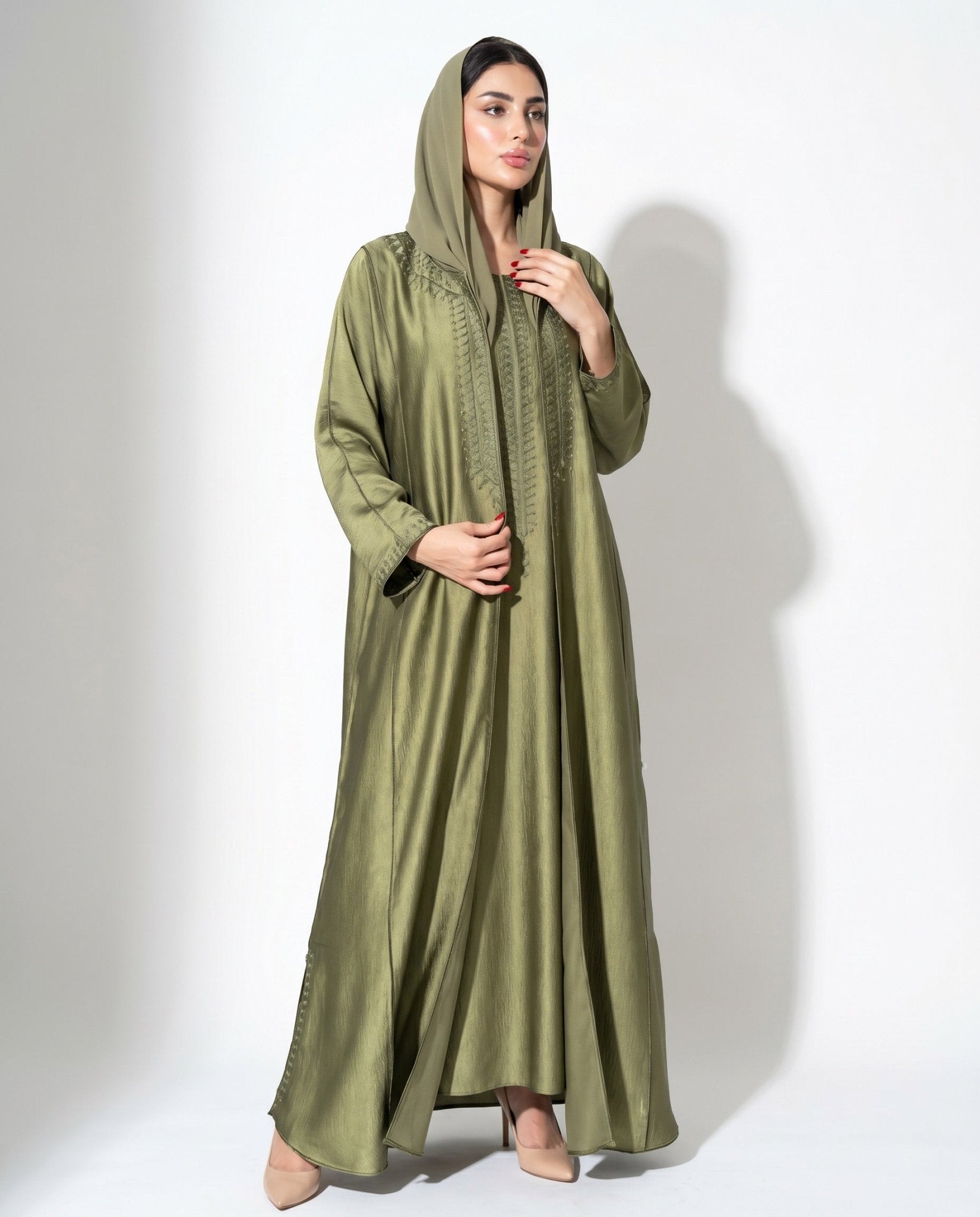 SS26 A OC37 ABAYA SET - MAISOON - MIRA Y MANO