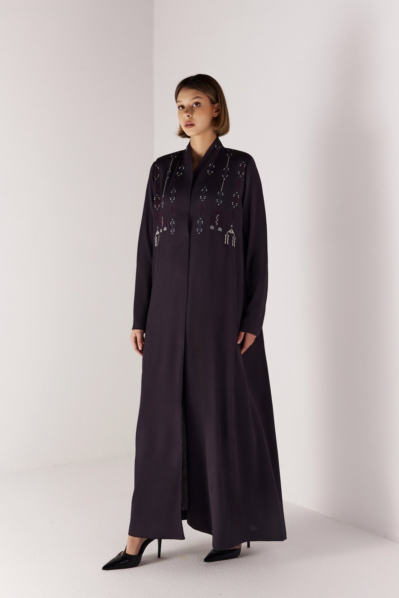 NILI MIDNIGHT ABAYA - MEDD - MIRA Y MANO