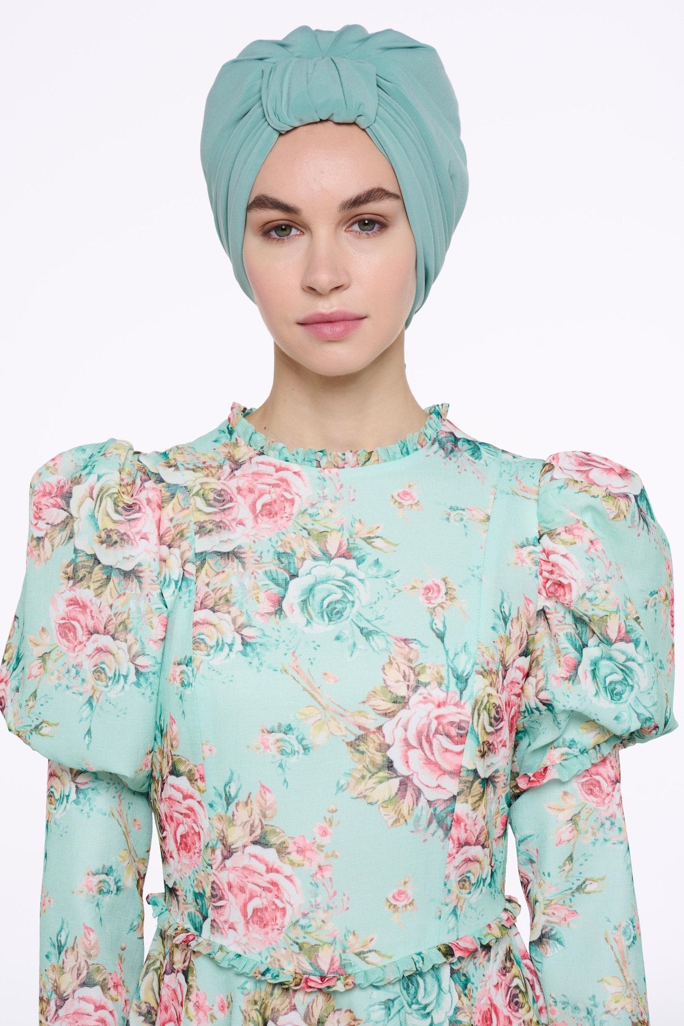MH03 - 0017 - GR TURBAN HAT - MIHA - MIRA Y MANO