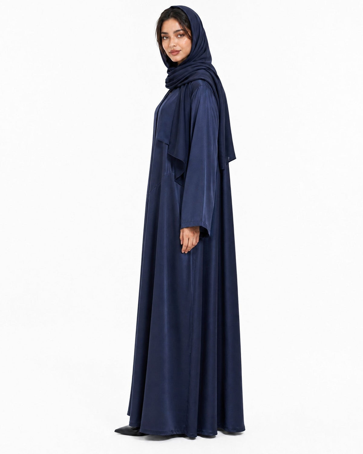 CASUAL SM-NVY ABAYA - MIRA Y MANO