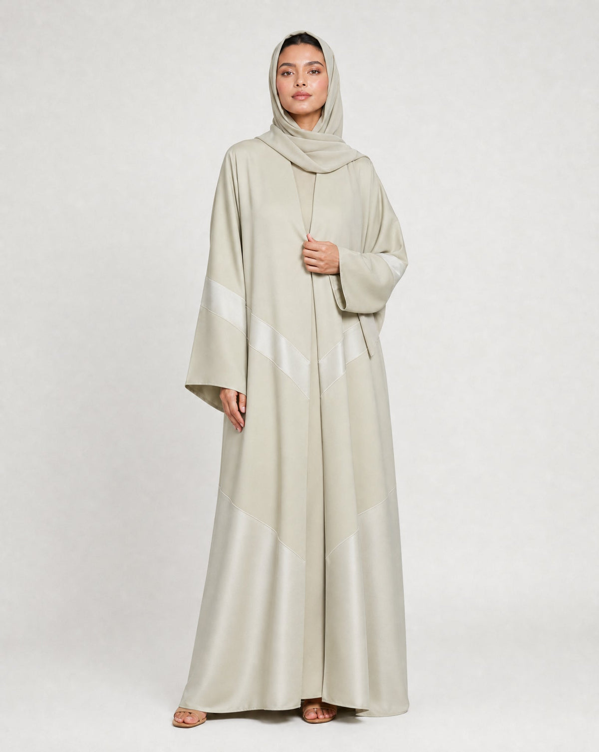 CHEVRON ABAYA - MODISH - MIRA Y MANO