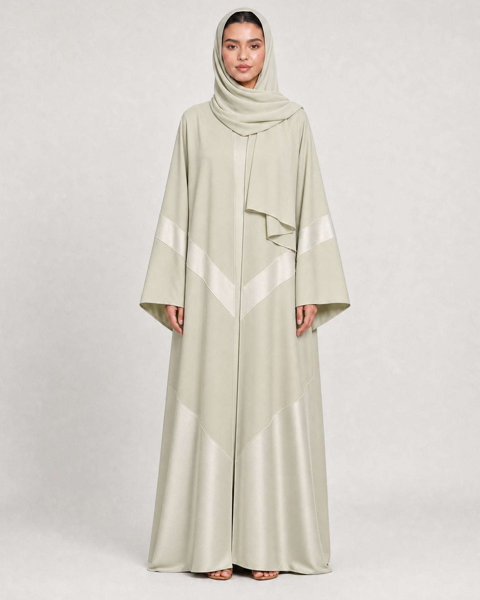 CHEVRON ABAYA - MODISH - MIRA Y MANO