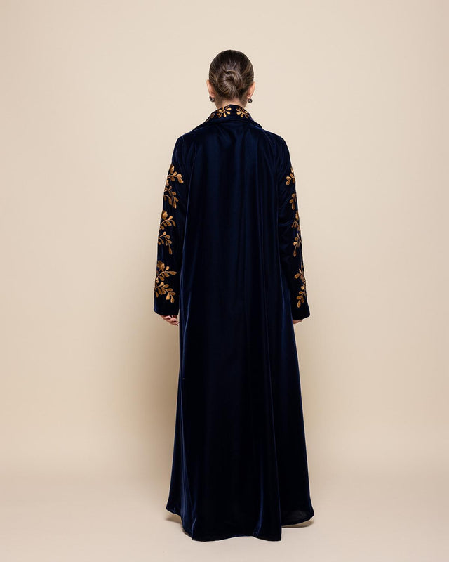 GOLD FLOWER - BL ABAYA - MODISH - MIRA Y MANO