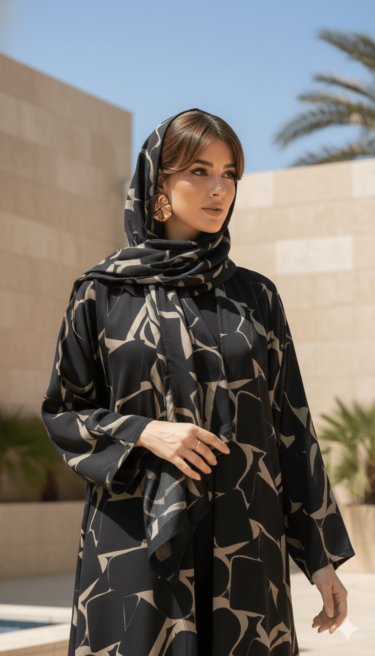 PATTERN 5 ABAYA - MODISH - MIRA Y MANO