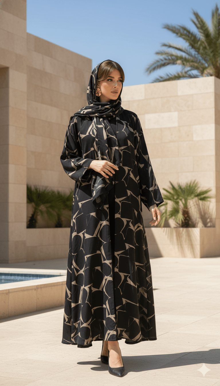 PATTERN 5 ABAYA - MODISH - MIRA Y MANO