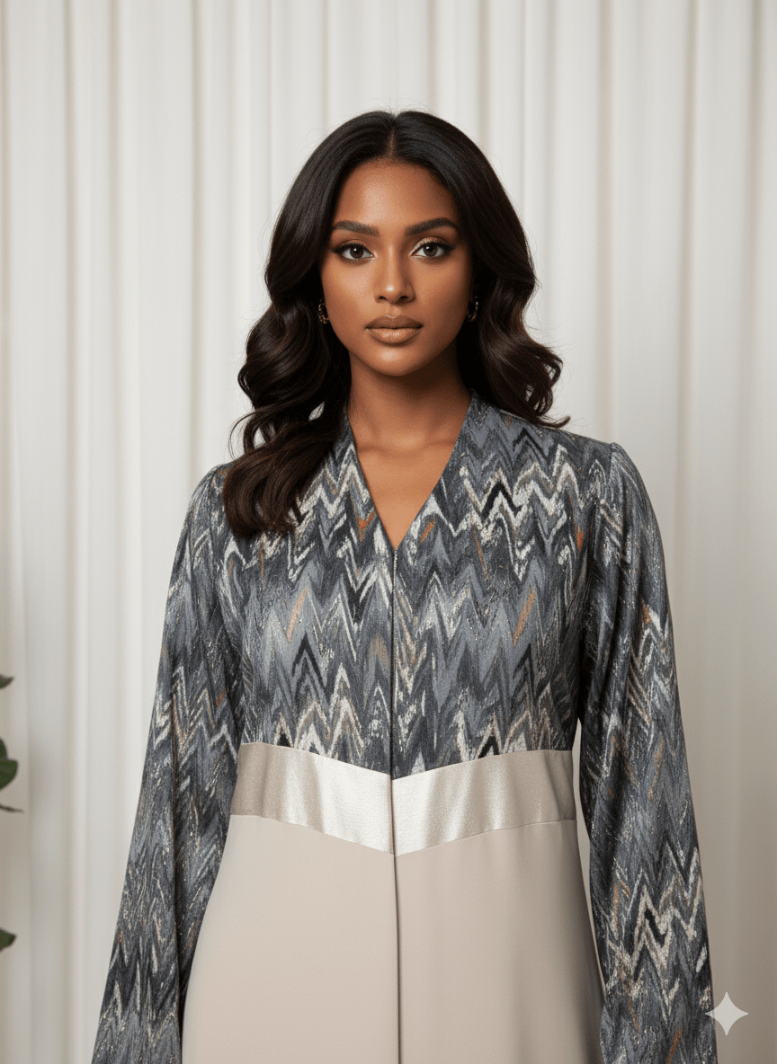 THREE SHADES PRINT - GY ABAYA - MODISH - MIRA Y MANO