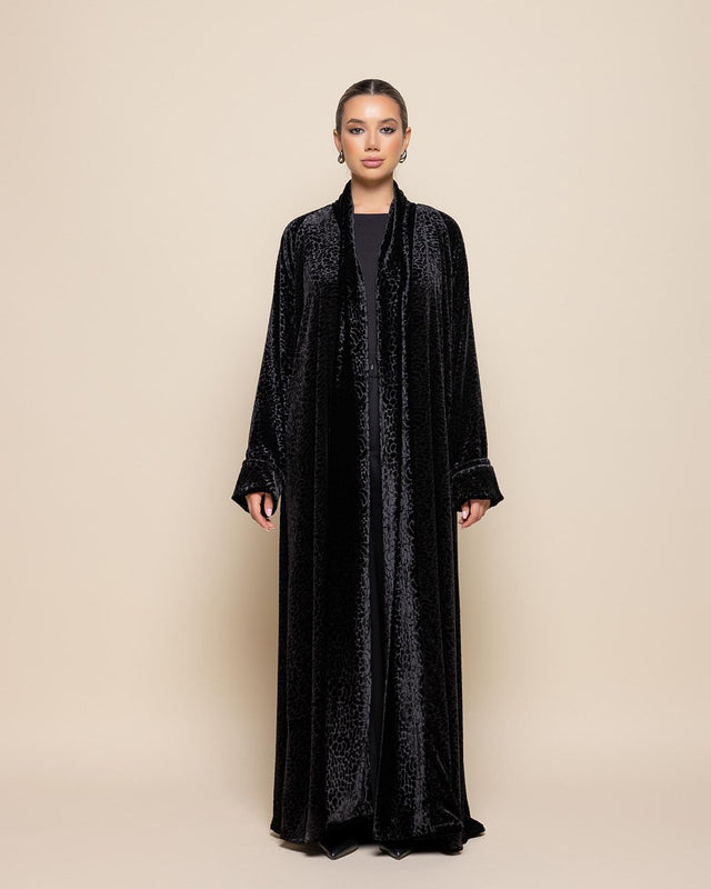 TIGAR VELVET - BK ABAYA - MODISH - MIRA Y MANO