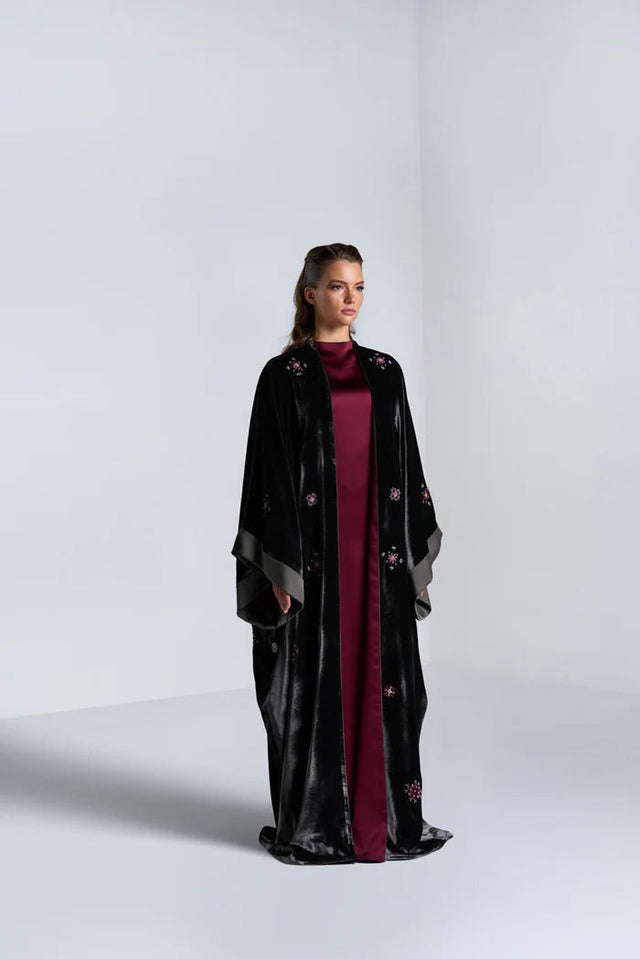 DC2406 - GY ABAYA SET AA24 - MOONLIGHT CONCEPT - MIRA Y MANO