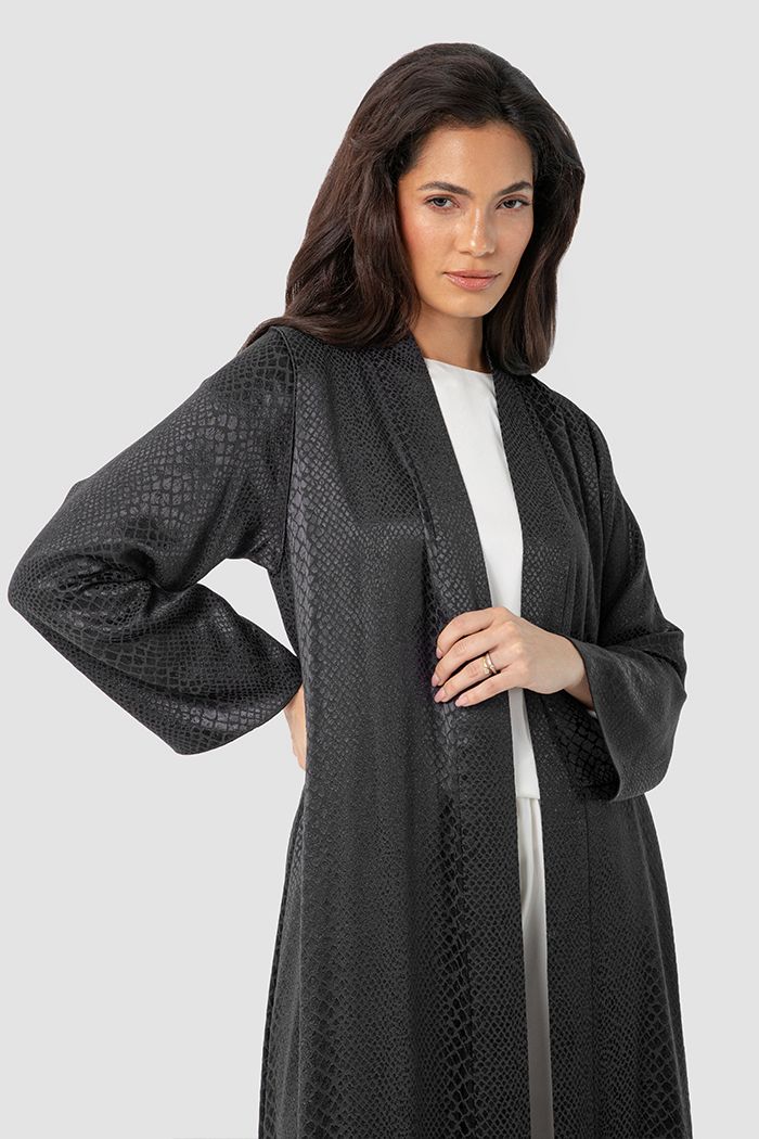 RTWS2506 - BLK ABAYA - MOONLIGHT CONCEPT - MIRA Y MANO