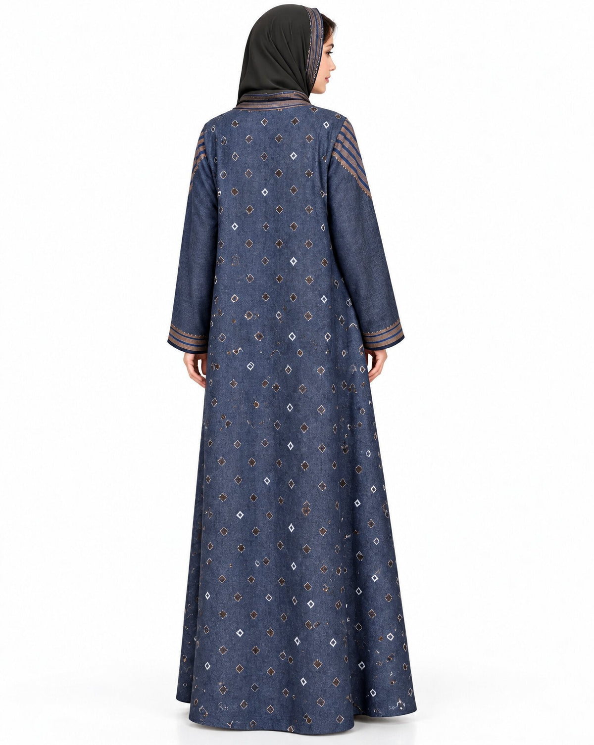 Classic - Gray Wool Abaya - MIRA Y MANO