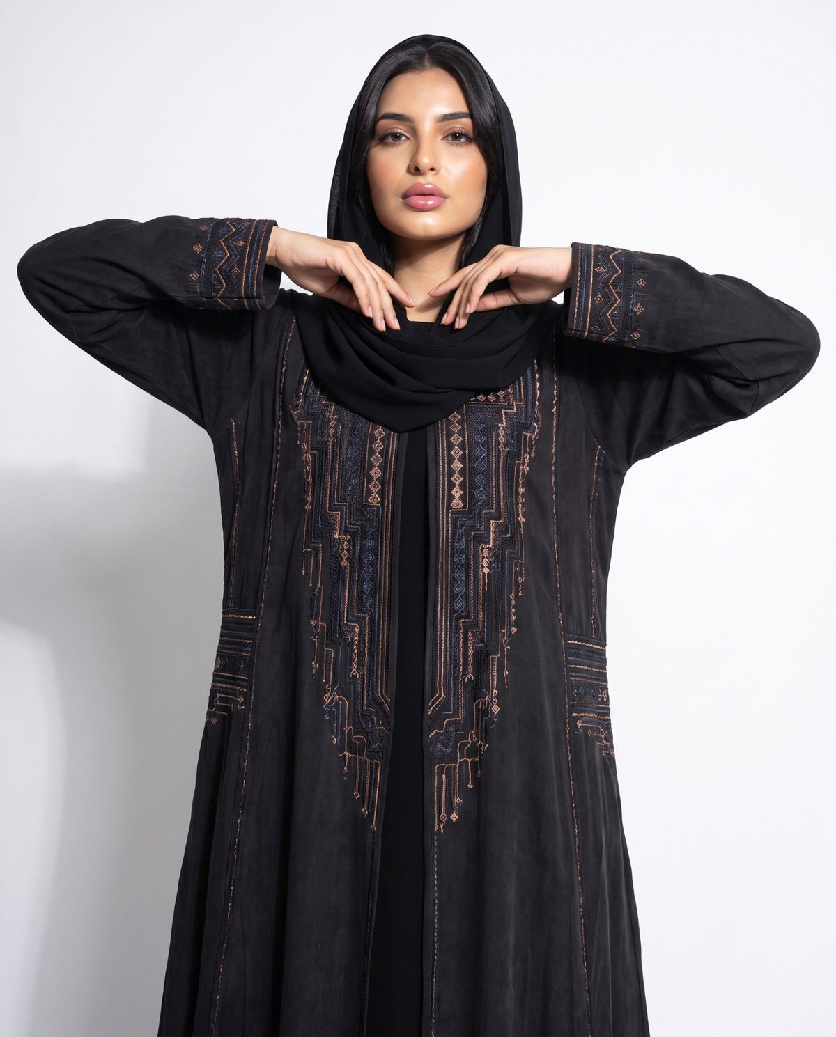 Mraisha Classic Asiri Design Abaya Set - MRAISHA - MIRA Y MANO