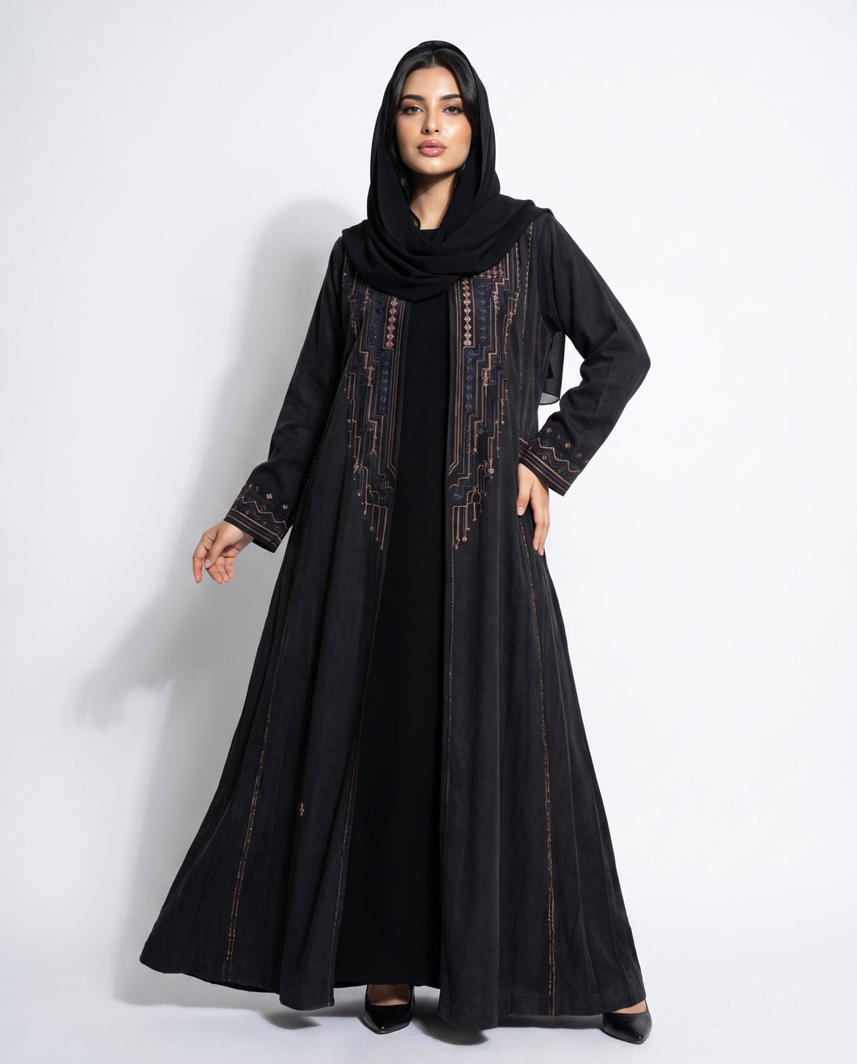 Mraisha Classic Asiri Design Abaya Set - MRAISHA - MIRA Y MANO