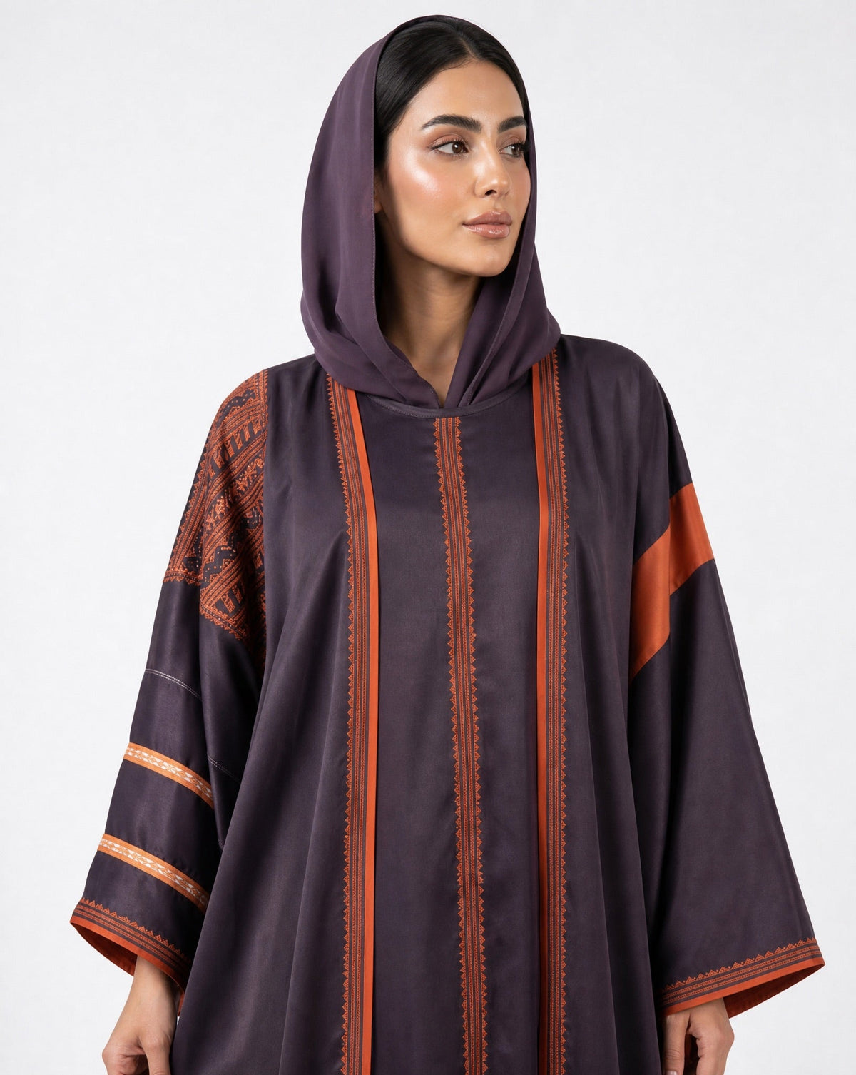 Vibrant Kimono-Cut Abaya Set - MRAISHA - MIRA Y MANO