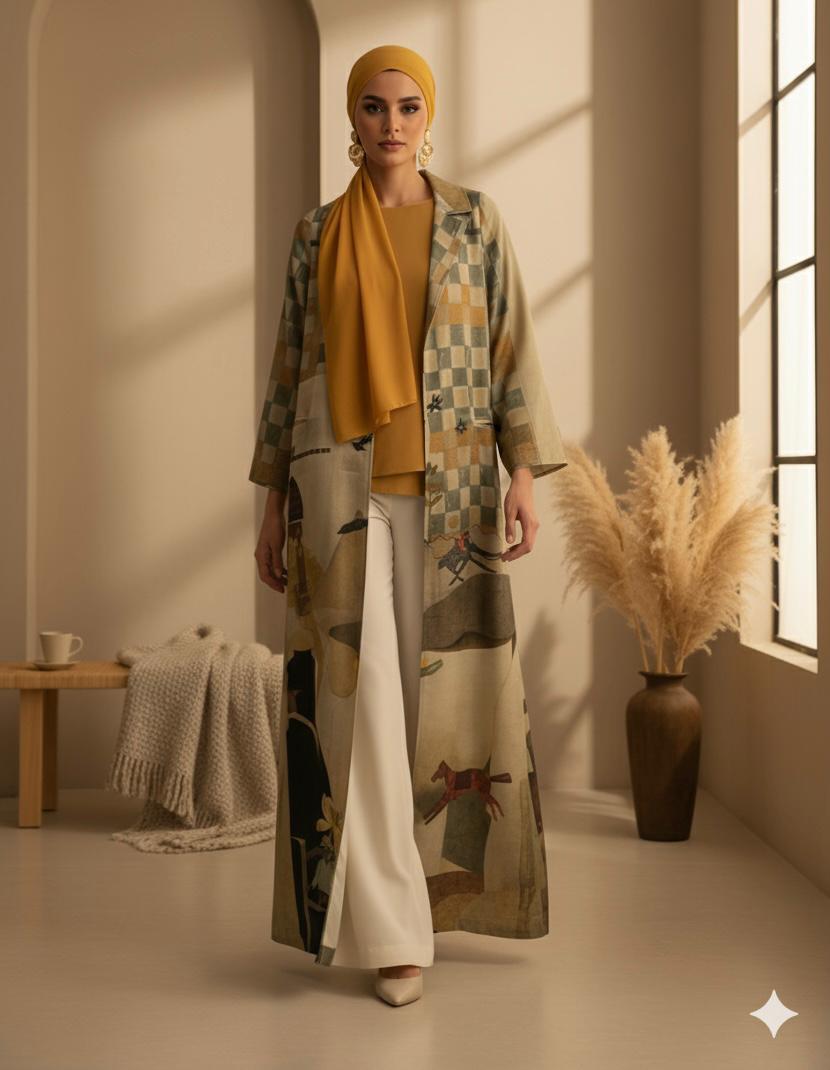 AW25MULA4 - E ABAYA - MULAKAAT - MIRA Y MANO