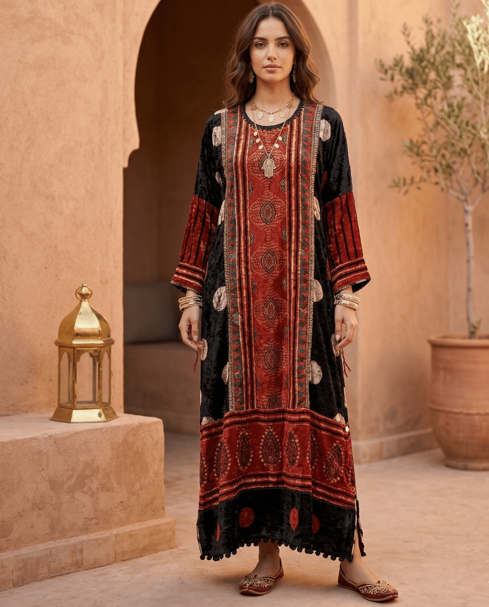 AW26MULV003 JALABIAH - MULAKAAT - MIRA Y MANO