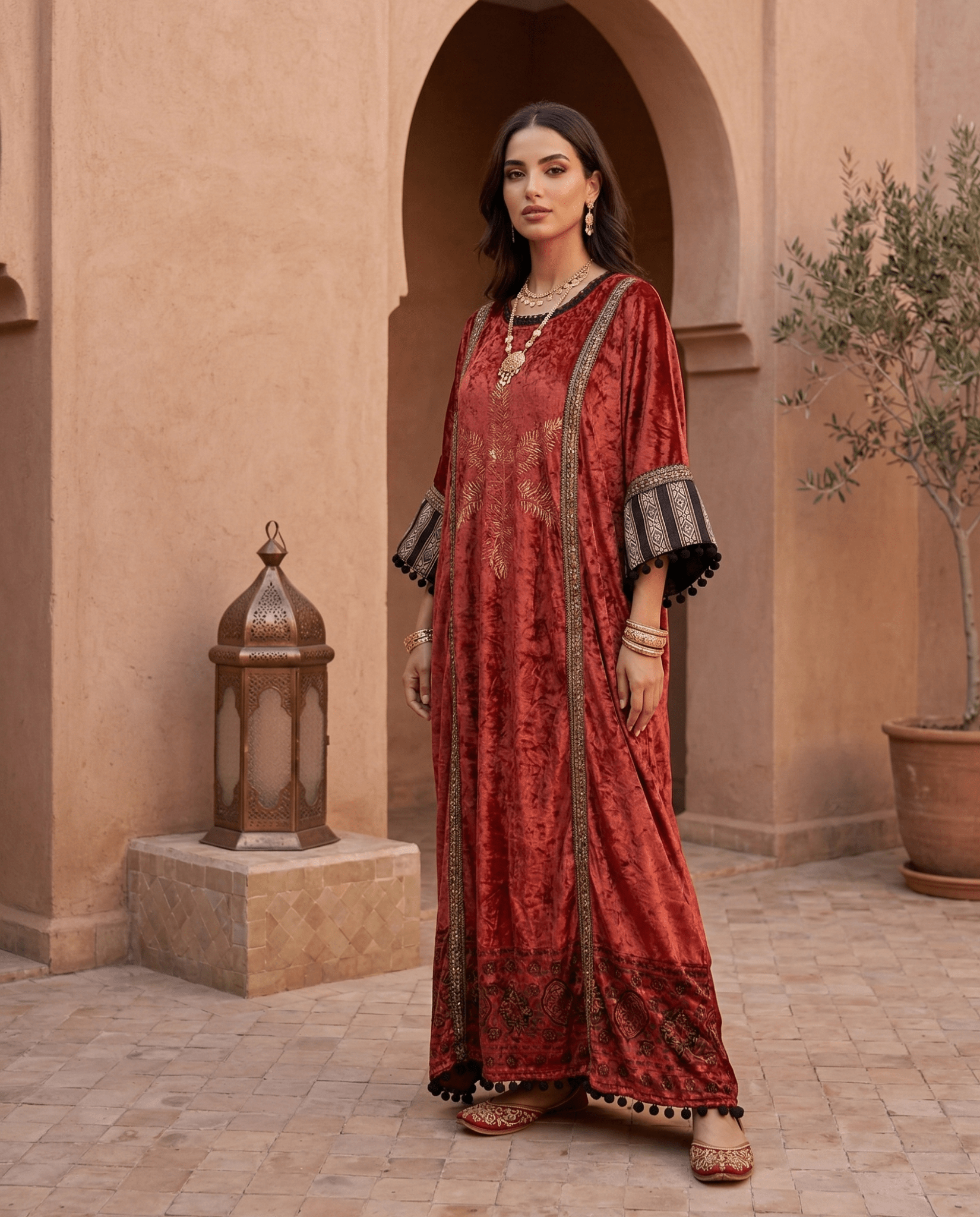 AW26MULV004 JALABIAH - MULAKAAT - MIRA Y MANO