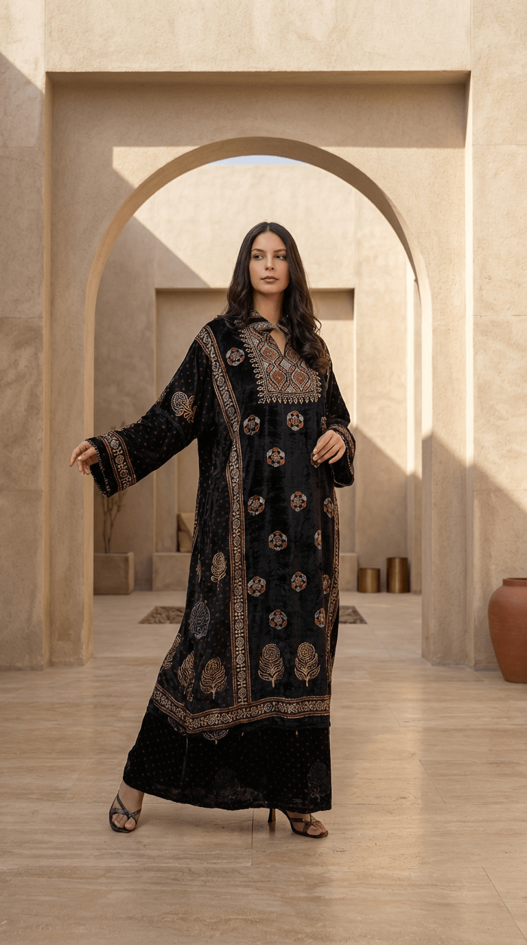 AW26MULV006 JALABIAH - MULAKAAT - MIRA Y MANO