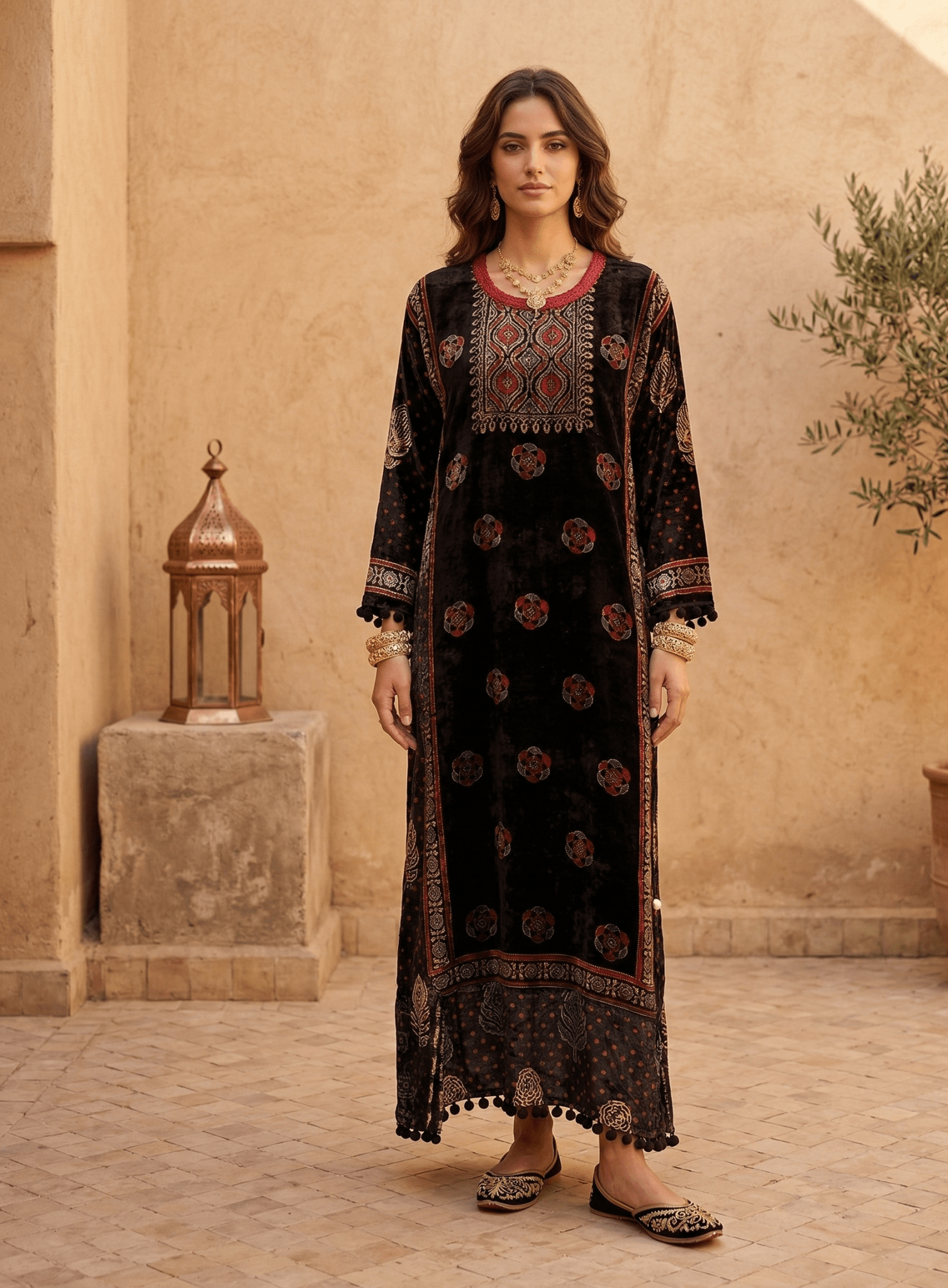 AW26MULV008 JALABIAH - MULAKAAT - MIRA Y MANO