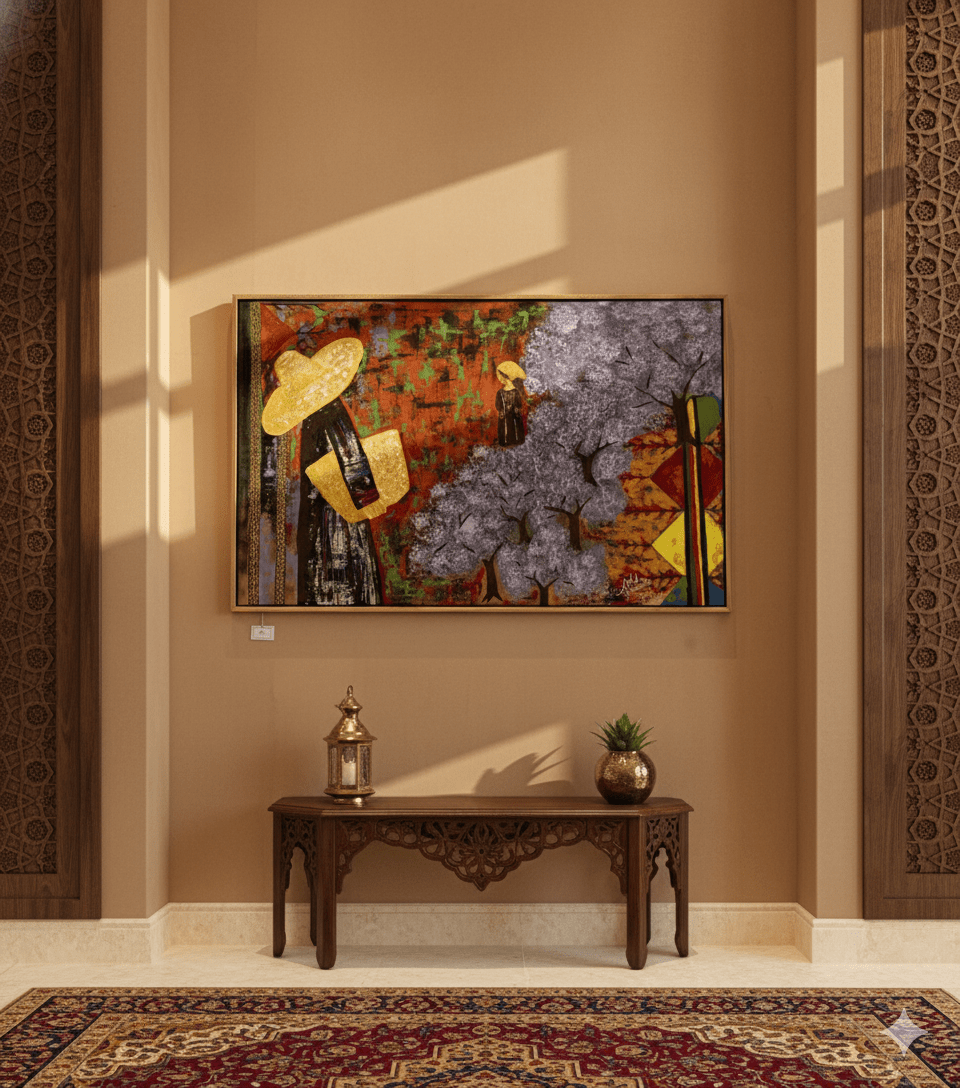 ASEER PAINTING - NADA ALOWAID - MIRA Y MANO