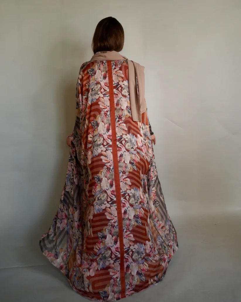 MATCHA BLOOM ABAYA - NAKHLAH - MIRA Y MANO