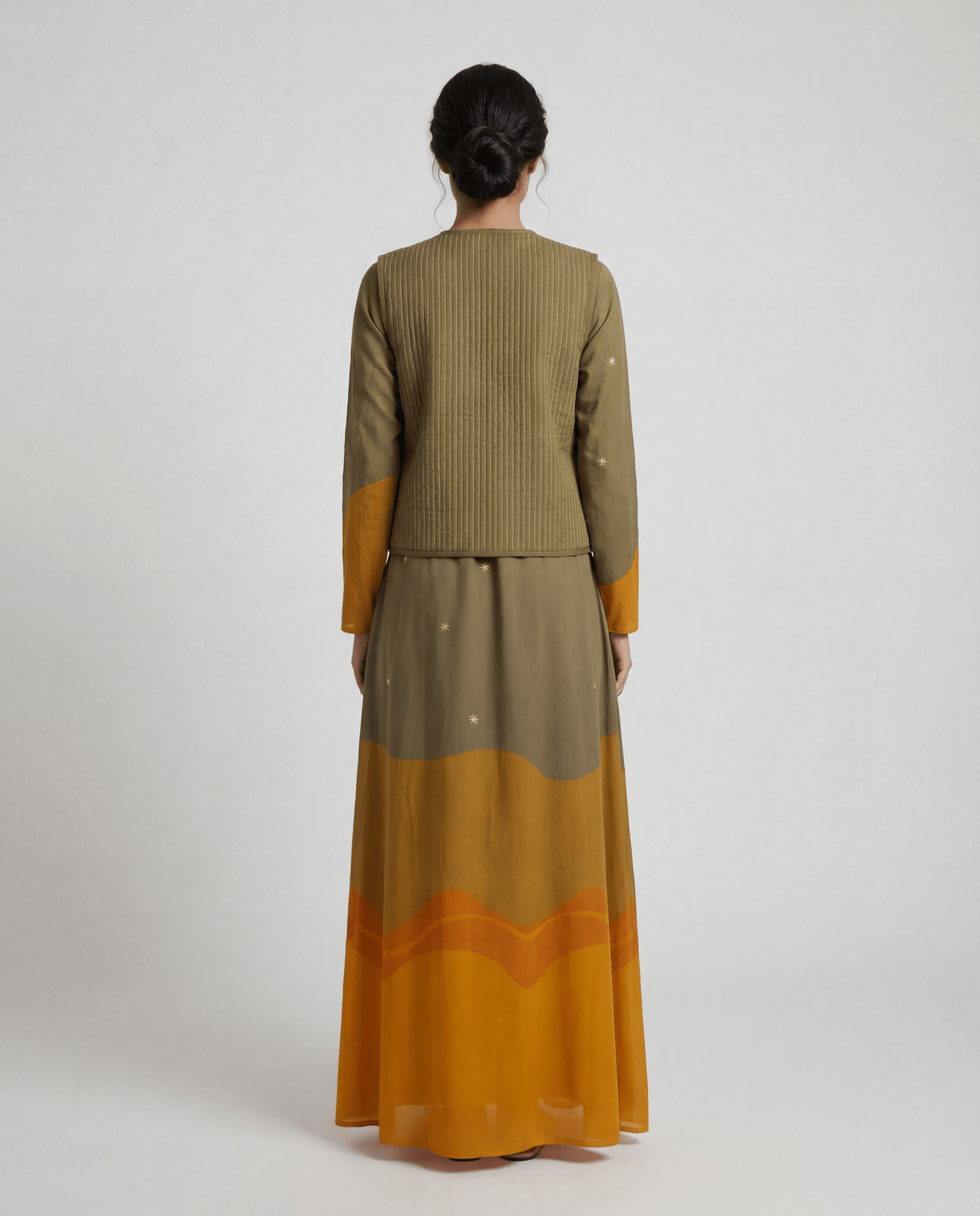 DIRIYAH OLIVE KAFTAN - NOUF FETAIHI - MIRA Y MANO