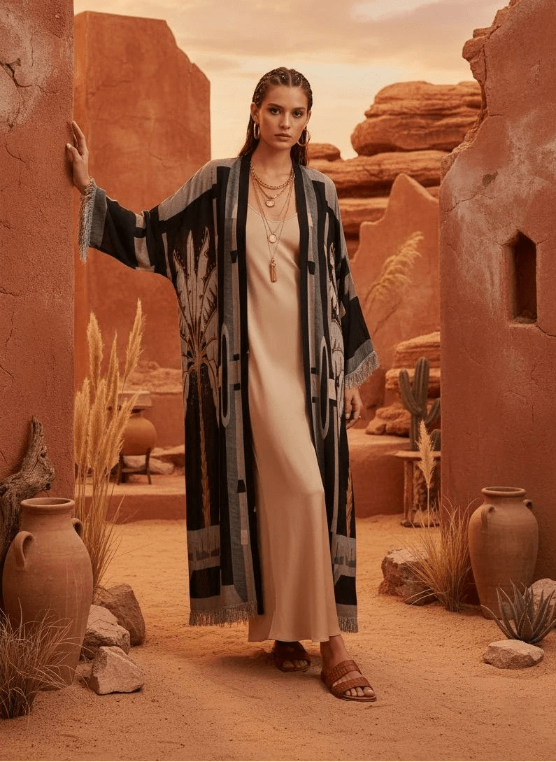 NF - K25 - MAWTANI ABAYA - NOUF FETAIHI - MIRA Y MANO