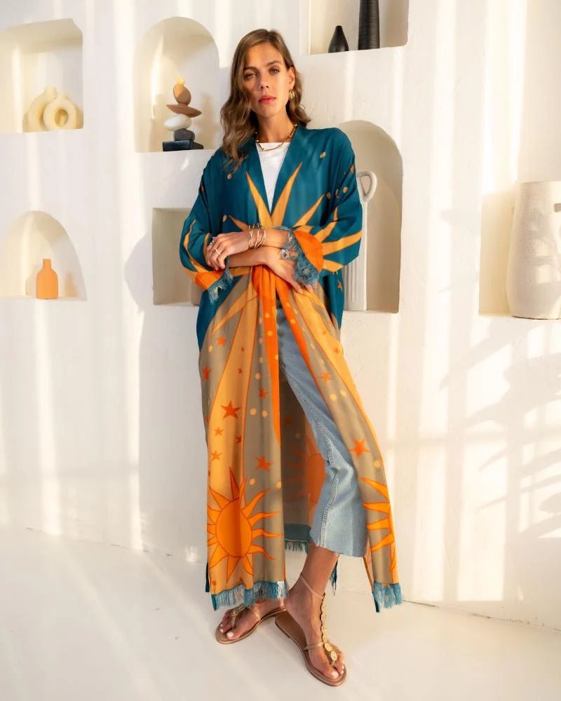 NF - K25 SUNRISE KIMONO - NOUF FETAIHI - MIRA Y MANO