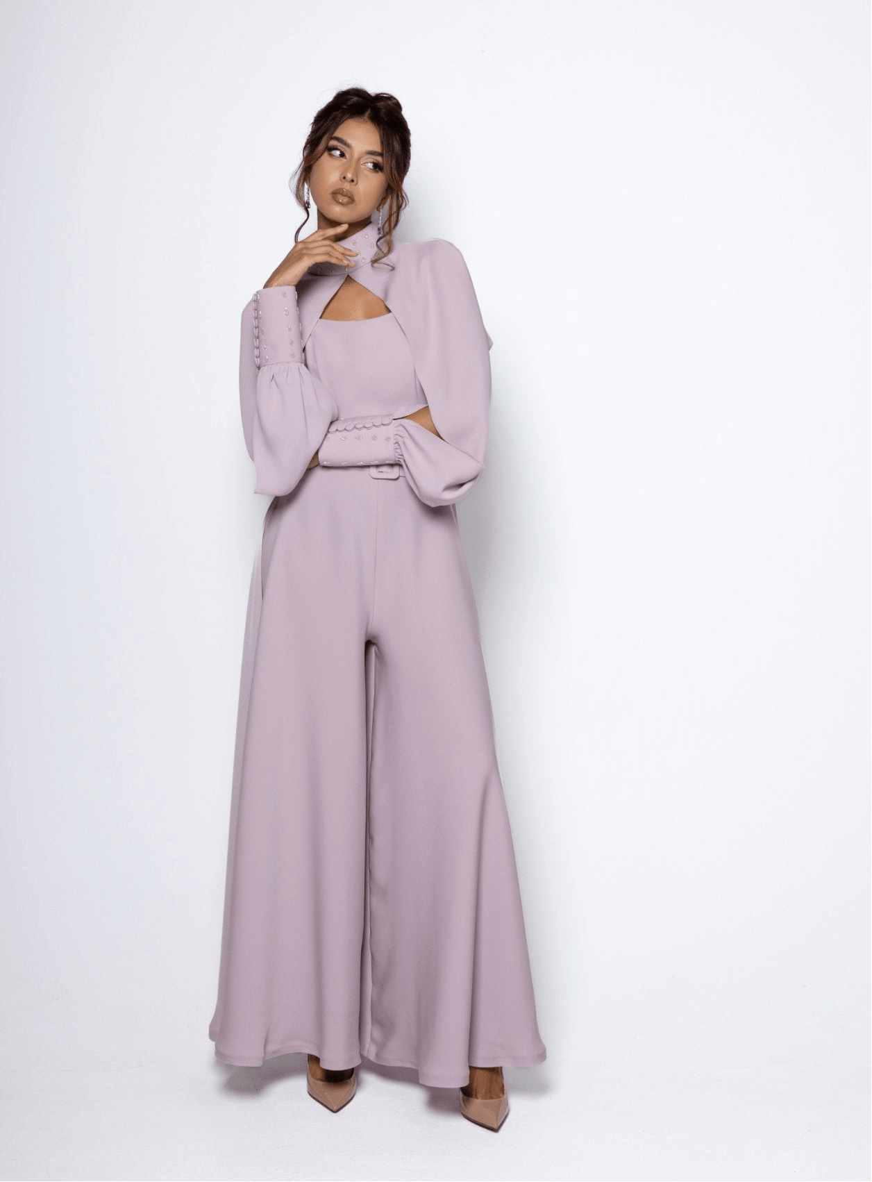 IC - JS - M01 - N - PK JUMPSUIT - NOUR ABDUL - MIRA Y MANO