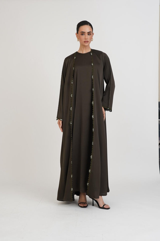 ST - 256 - DG ABAYA SET - NOWAYER - MIRA Y MANO