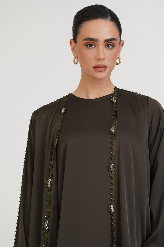 ST - 256 - DG ABAYA SET - NOWAYER - MIRA Y MANO