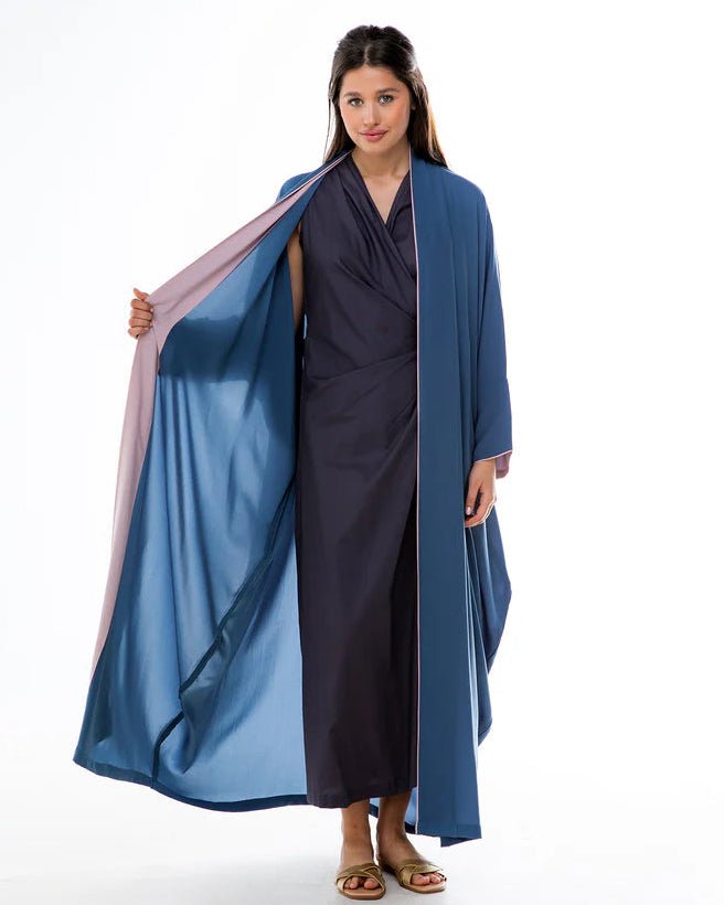 BLOOM CREPE-SB ABAYA - ORANGE BLOSSOM - MIRA Y MANO