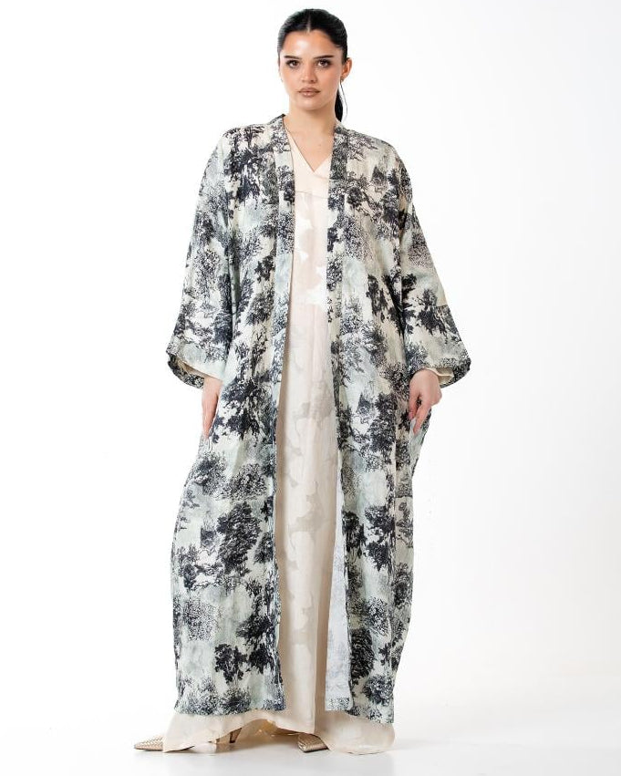DUSK ABAYA - ORANGE BLOSSOM - MIRA Y MANO