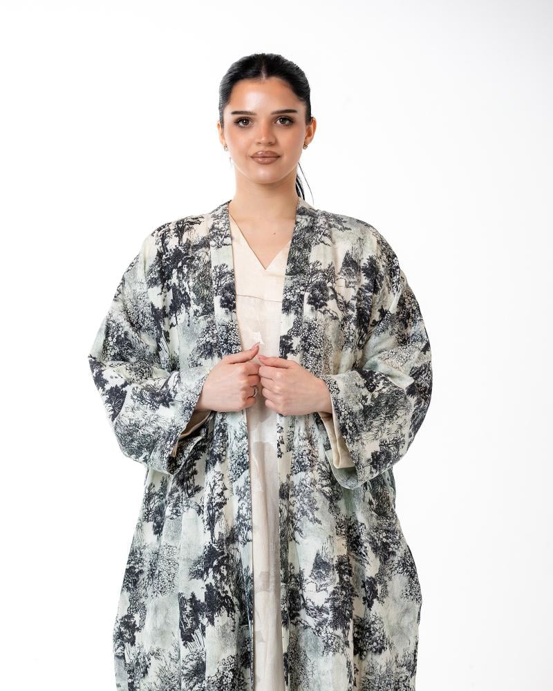 DUSK ABAYA - ORANGE BLOSSOM - MIRA Y MANO