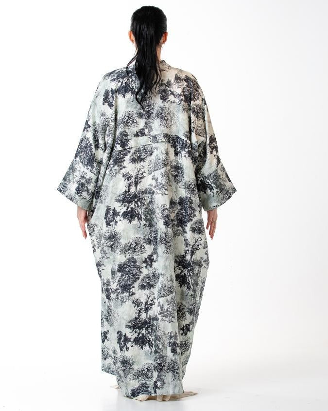 DUSK ABAYA - ORANGE BLOSSOM - MIRA Y MANO