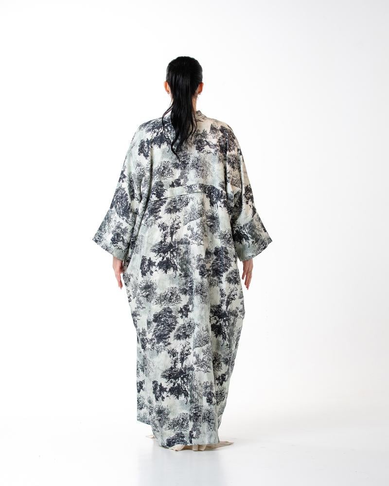 DUSK ABAYA - ORANGE BLOSSOM - MIRA Y MANO