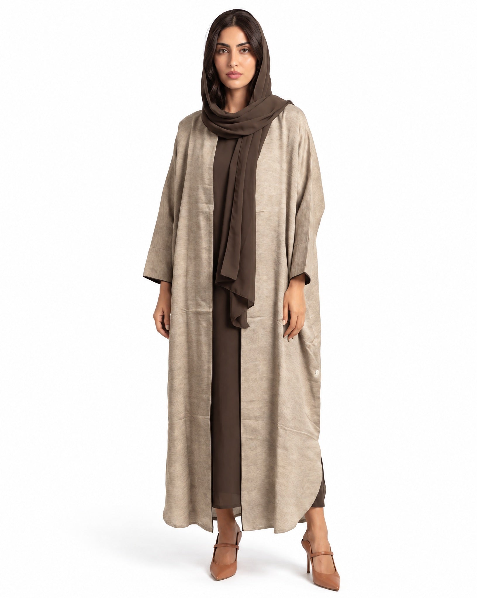 KASHMIR 2.0-TN – Abaya - ORANGE BLOSSOM - MIRA Y MANO