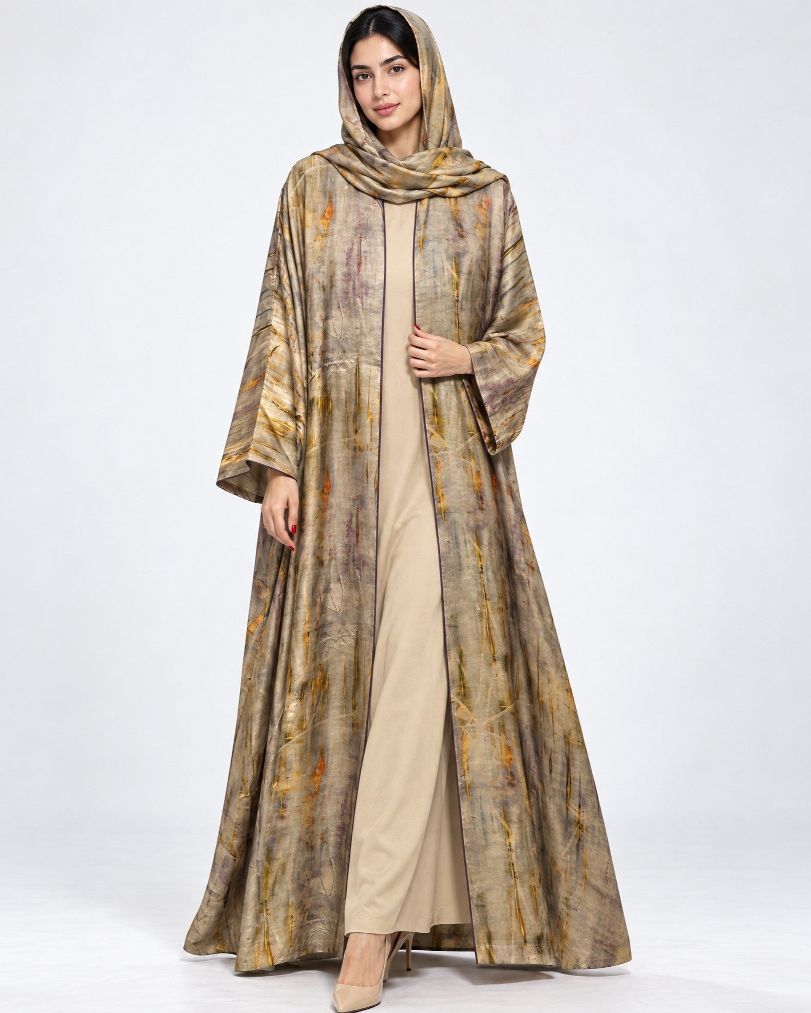 KASHMIR 3.0-TN ABAYA - ORANGE BLOSSOM - MIRA Y MANO