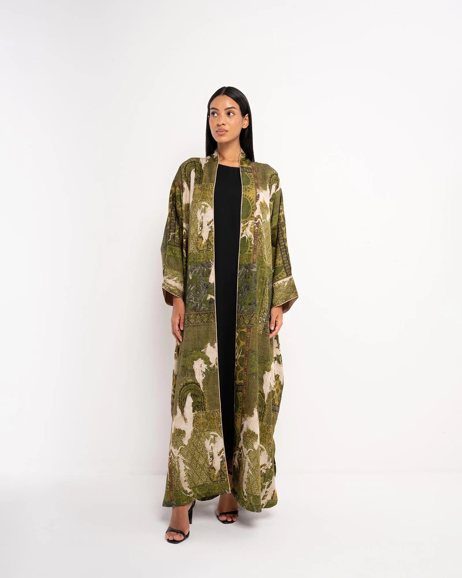 KASHMIR ABAYA - ORANGE BLOSSOM - MIRA Y MANO