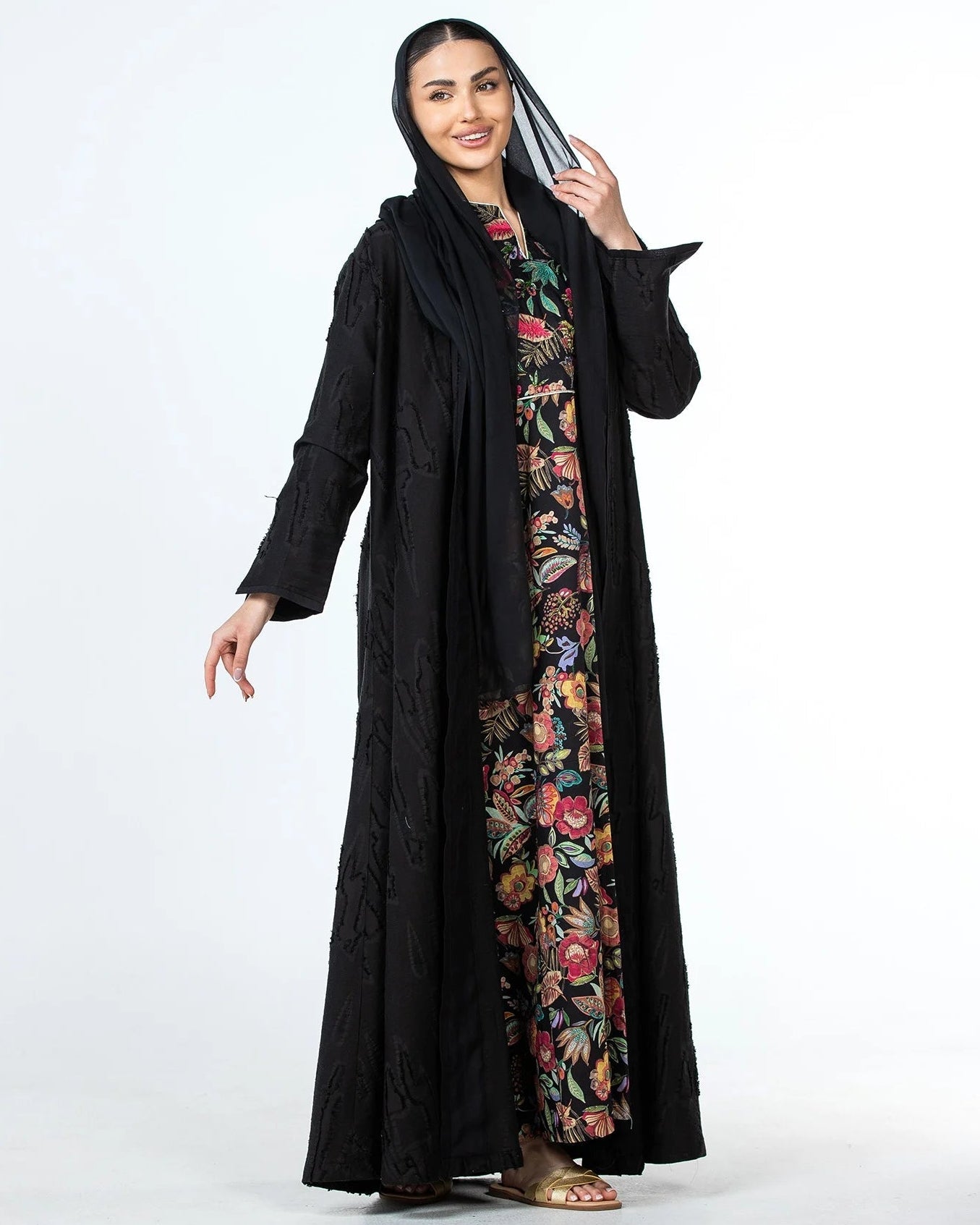 RAYA 2.0 - BKC ABAYA - ORANGE BLOSSOM - MIRA Y MANO