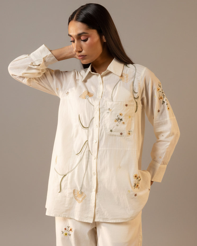 APRICOT SHIRT - OUR DVE - MIRA Y MANO