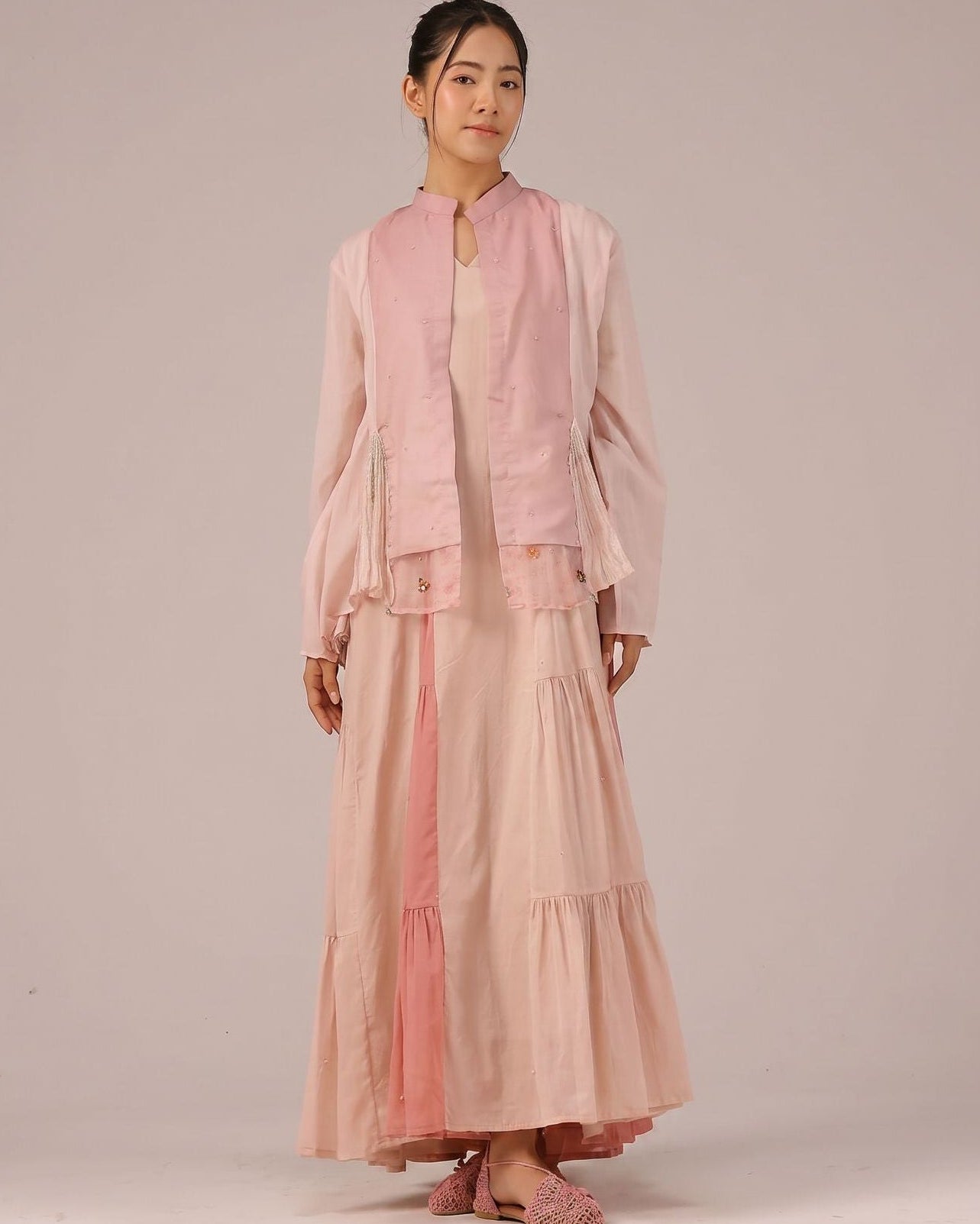 BLUSH PEARL DRESS - OUR DVE - MIRA Y MANO