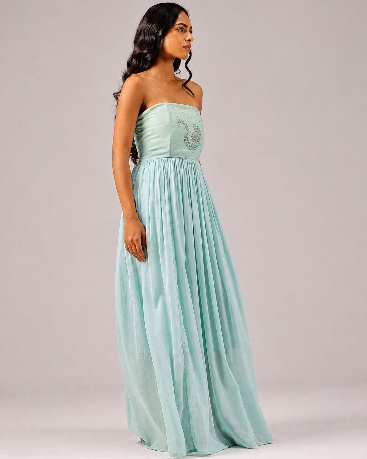 FLORA GREEN DRESS - OUR DVE - MIRA Y MANO