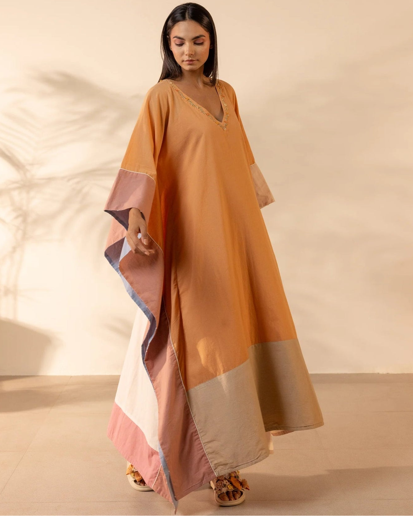 ORANGE PEEL KAFTAN - OUR DVE - MIRA Y MANO