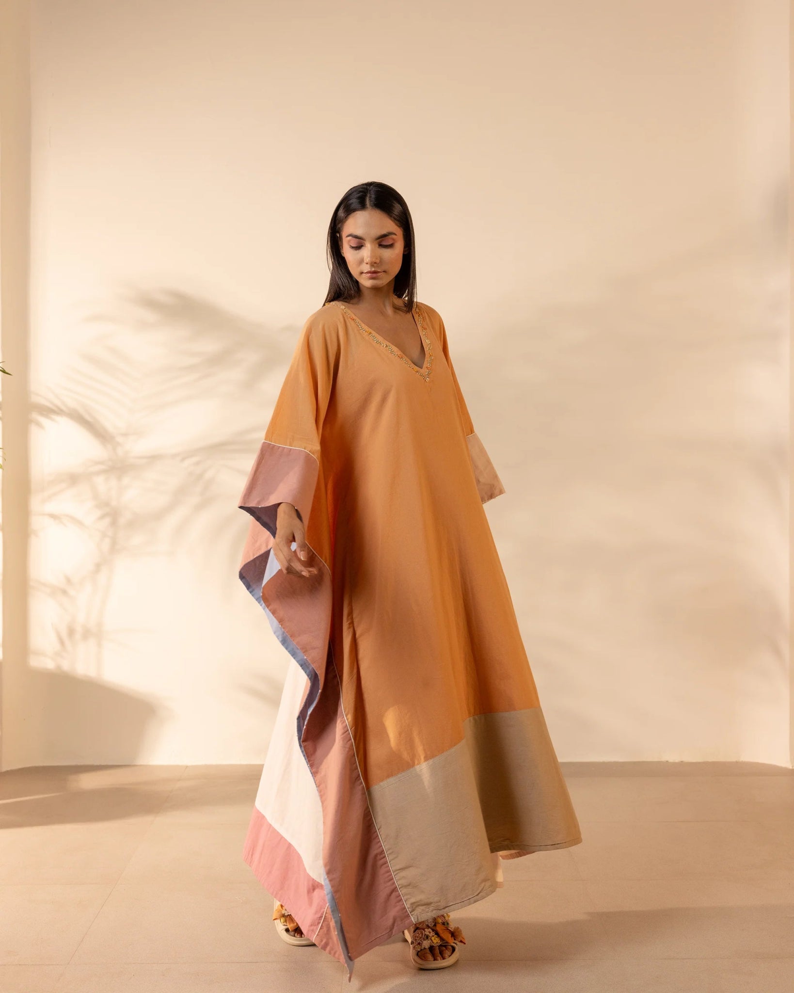 ORANGE PEEL KAFTAN - OUR DVE - MIRA Y MANO
