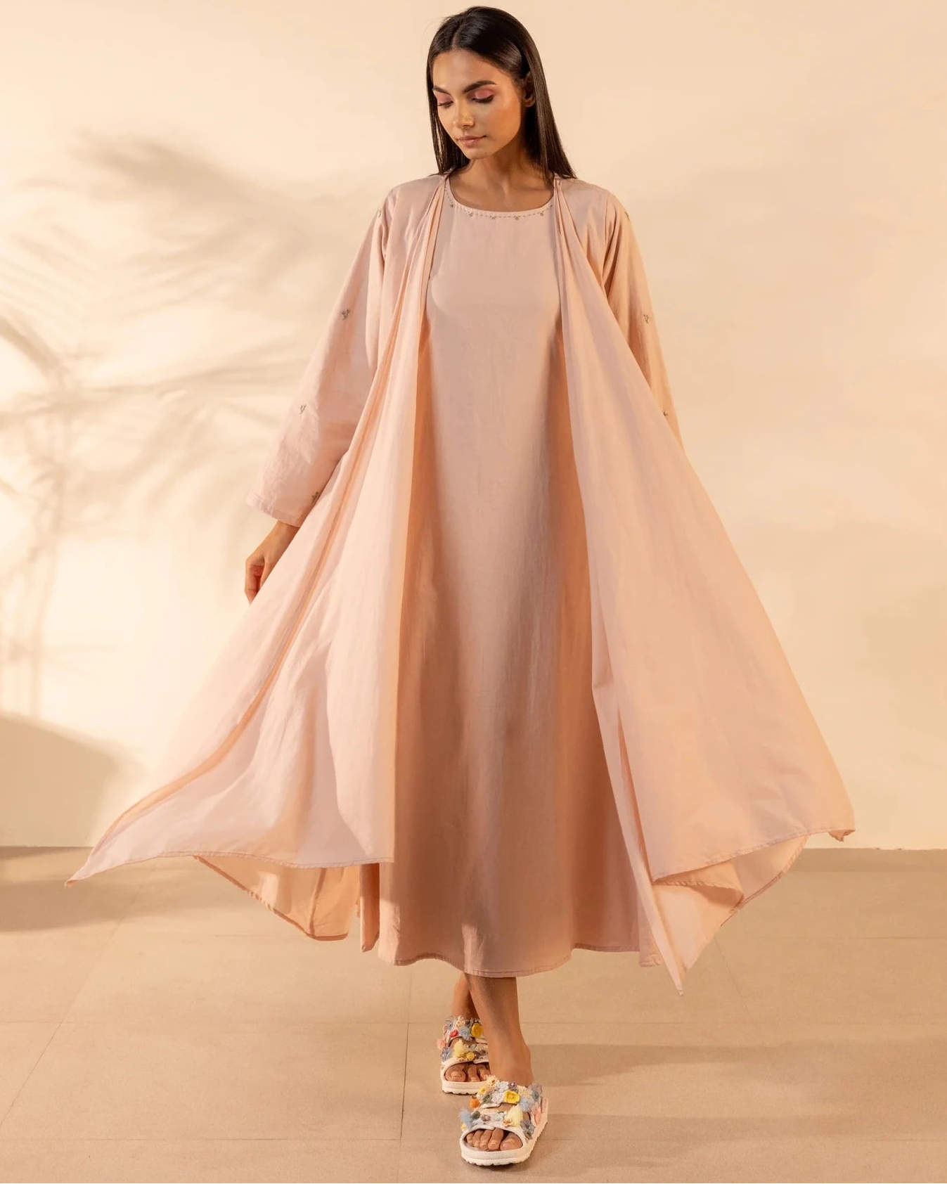 SAFFRON SKY PINK DRESS - OUR DVE - MIRA Y MANO
