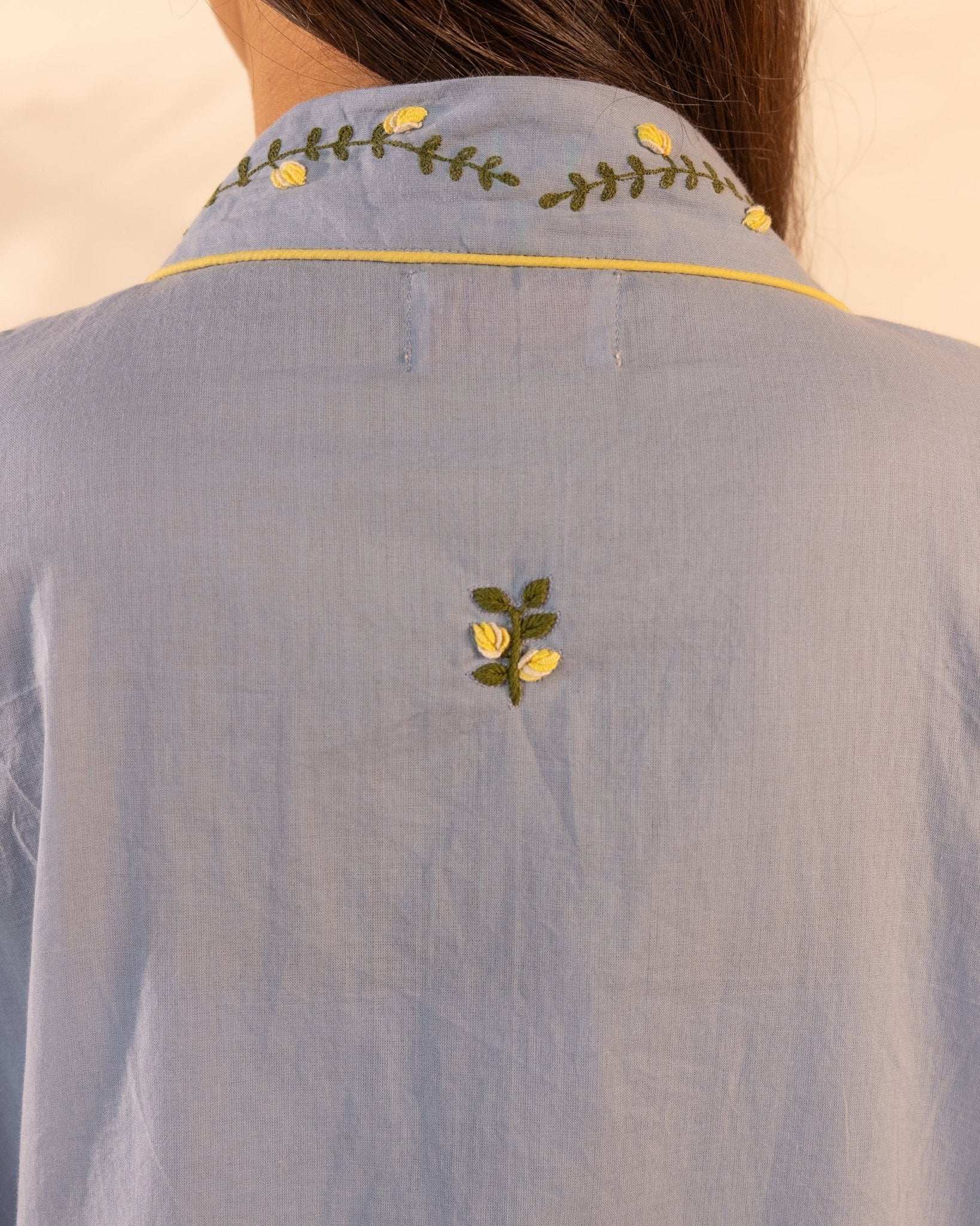 ZINNIA BLUE JACKET - OUR DVE - MIRA Y MANO