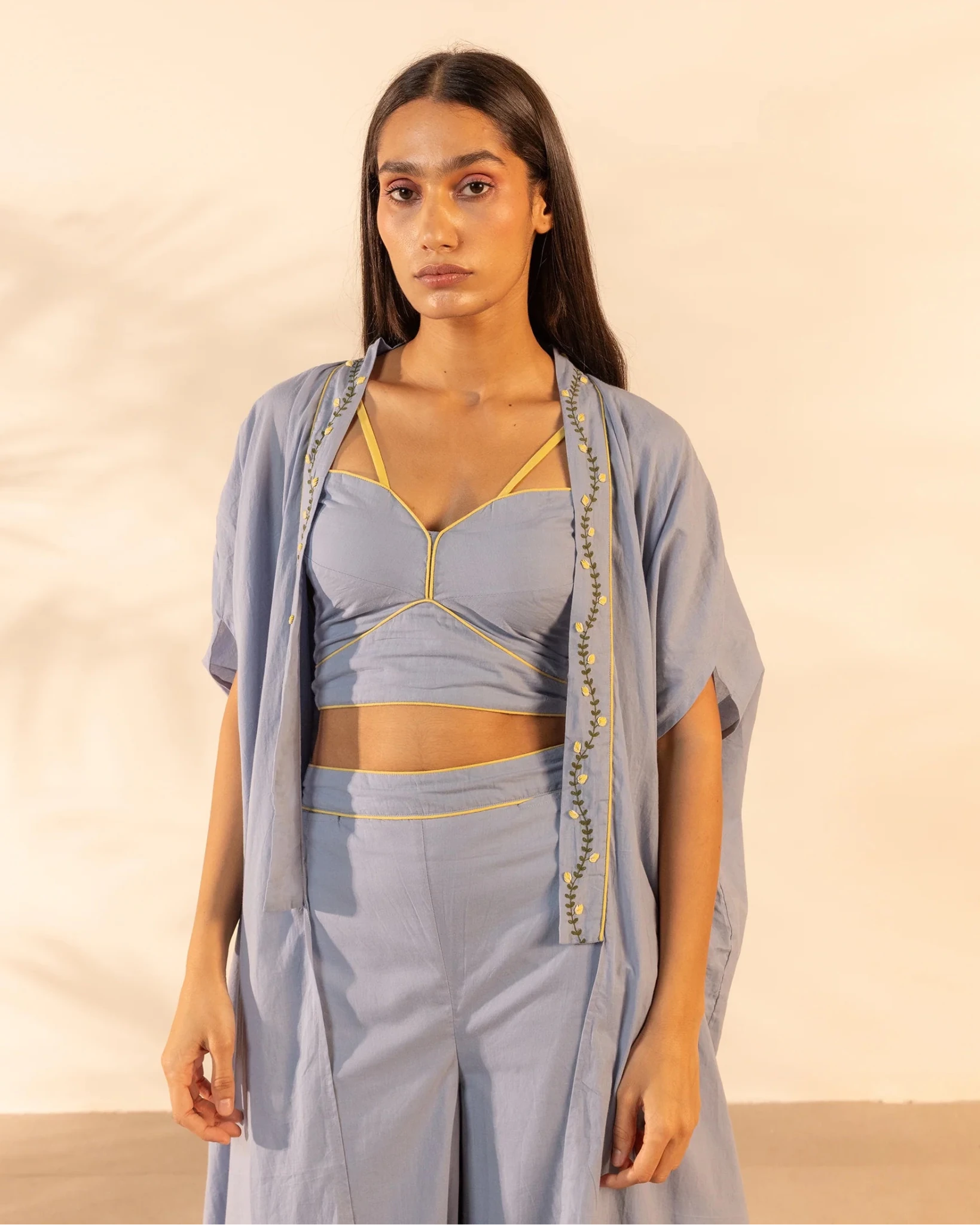 ZINNIA BLUE PANT - OUR DVE - MIRA Y MANO