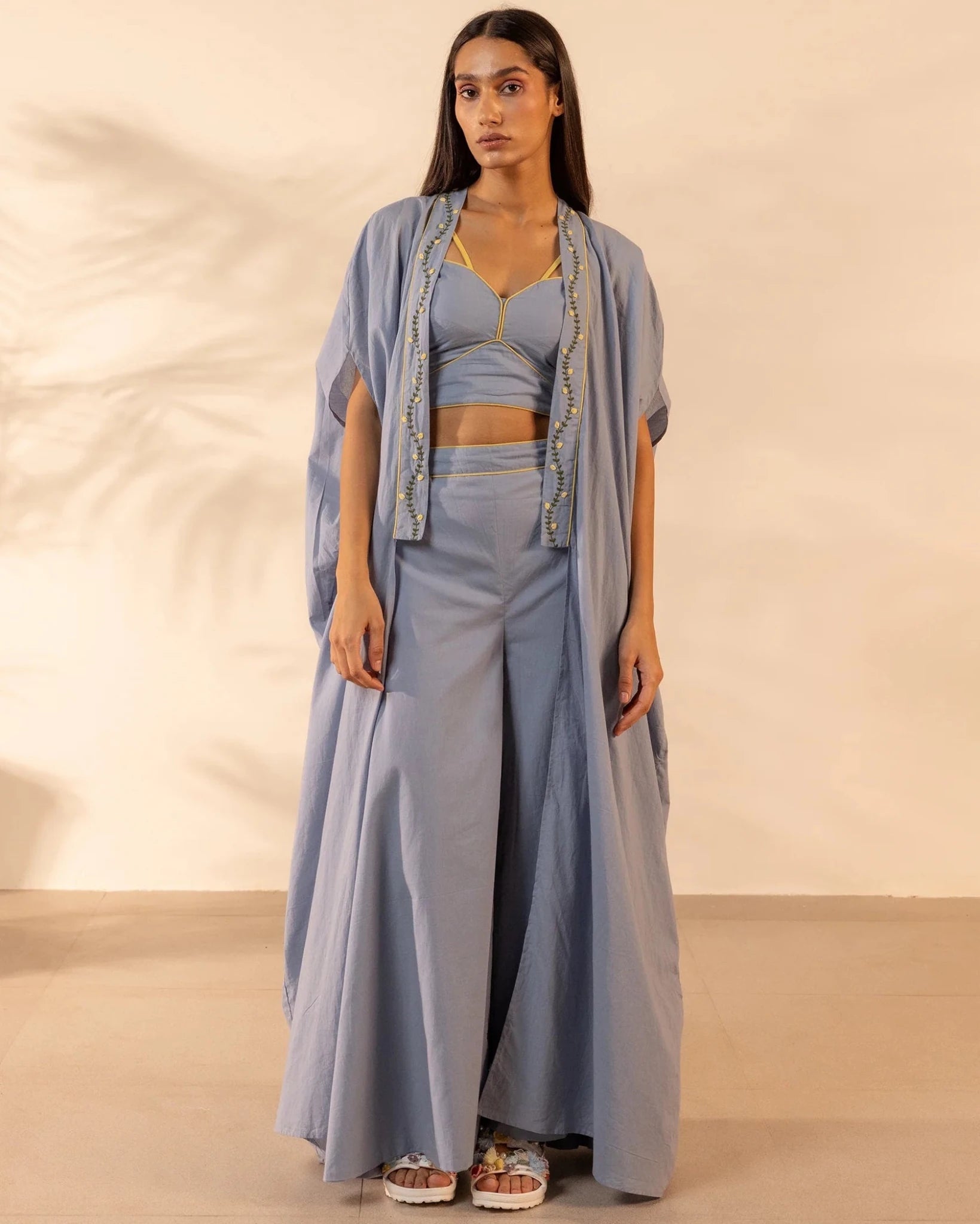 ZINNIA BLUE PANT - OUR DVE - MIRA Y MANO
